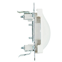 Кабельный вывод (механизм), STEKKER, серия Катрин, белый, GLS00-7116-01  49463 Кабельный вывод (механизм), STEKKER, серия Катрин, белый, GLS00-7116-01  49463