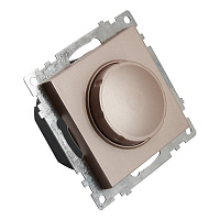 Выключатель диммирующий TRIAC(механизм), STEKKER GLS10-7106-02, 250V, 500W, серия Катрин, шампань 39601 Выключатель диммирующий TRIAC(механизм), STEKKER GLS10-7106-02, 250V, 500W, серия Катрин, шампань 39601