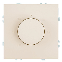 Терморегулятор механический (механизм), STEKKER, 230В, 3500Вт, серия Эмили, RSW00-5120-08, кашемир, soft touch 50715